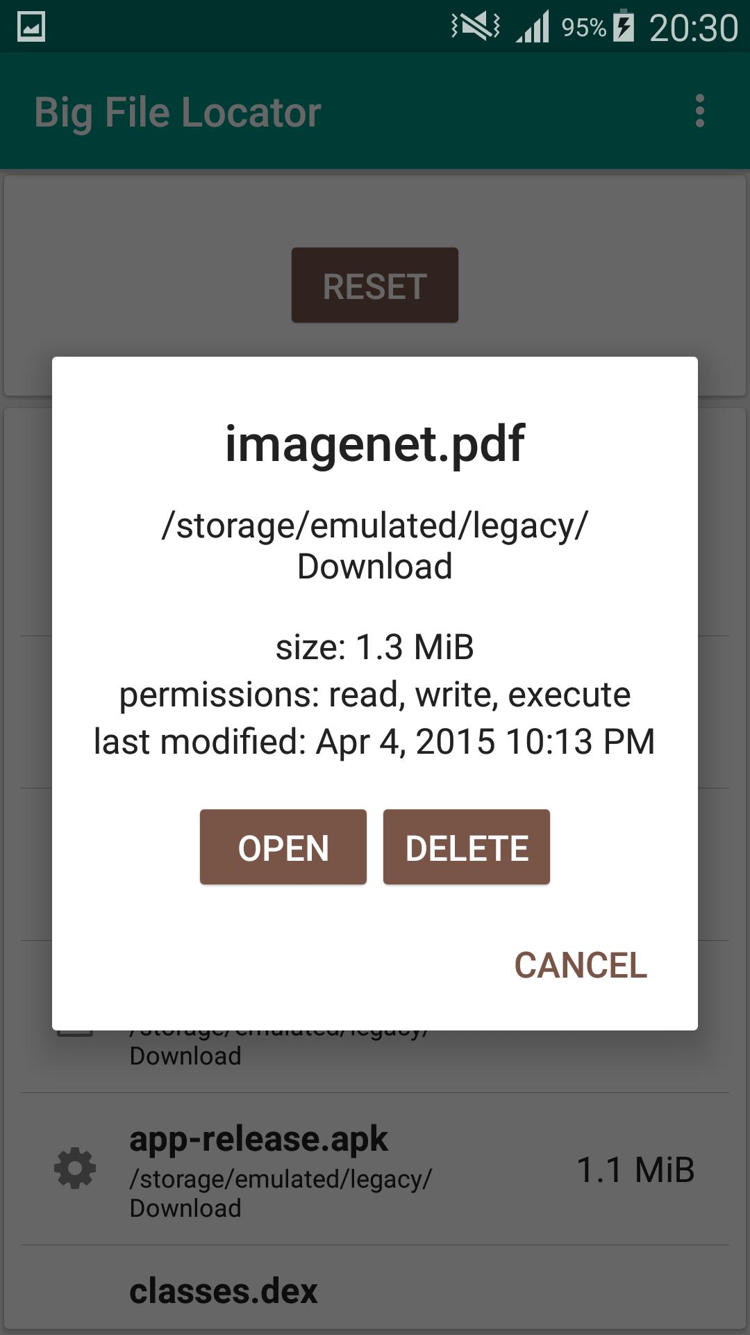 Big File Locator for Android - APK Download