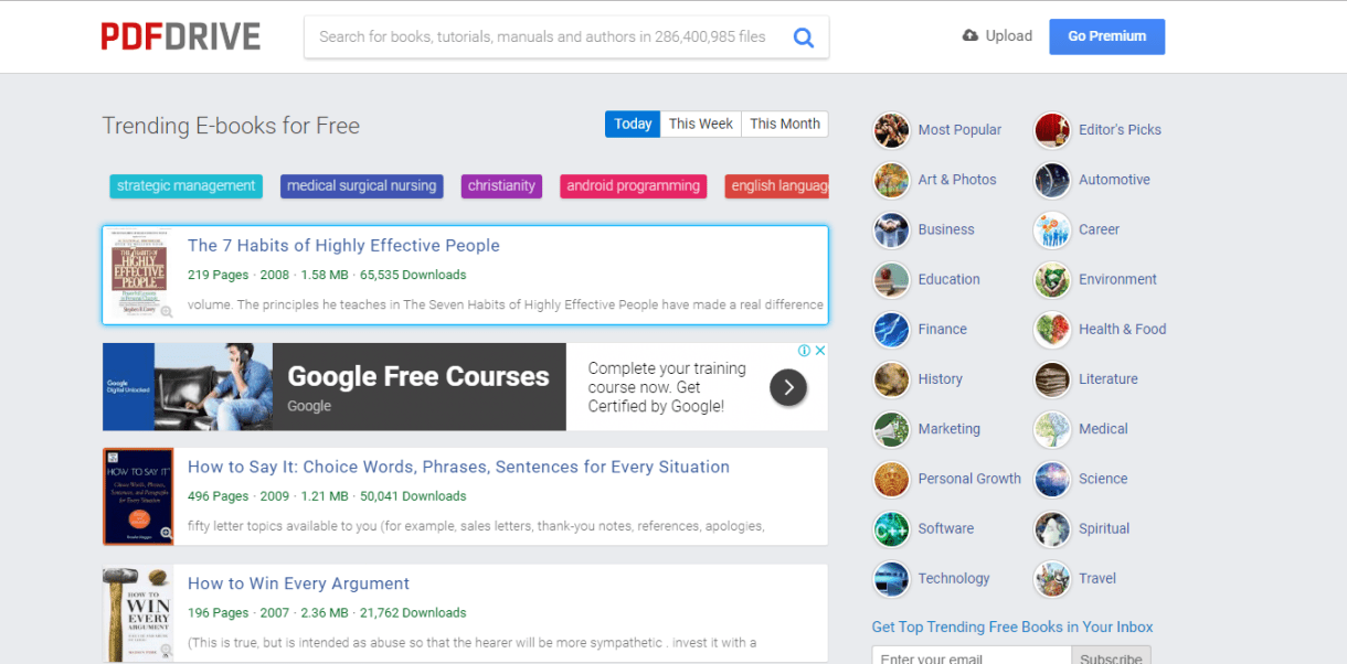 PDF Drive - Search and download PDF files for free