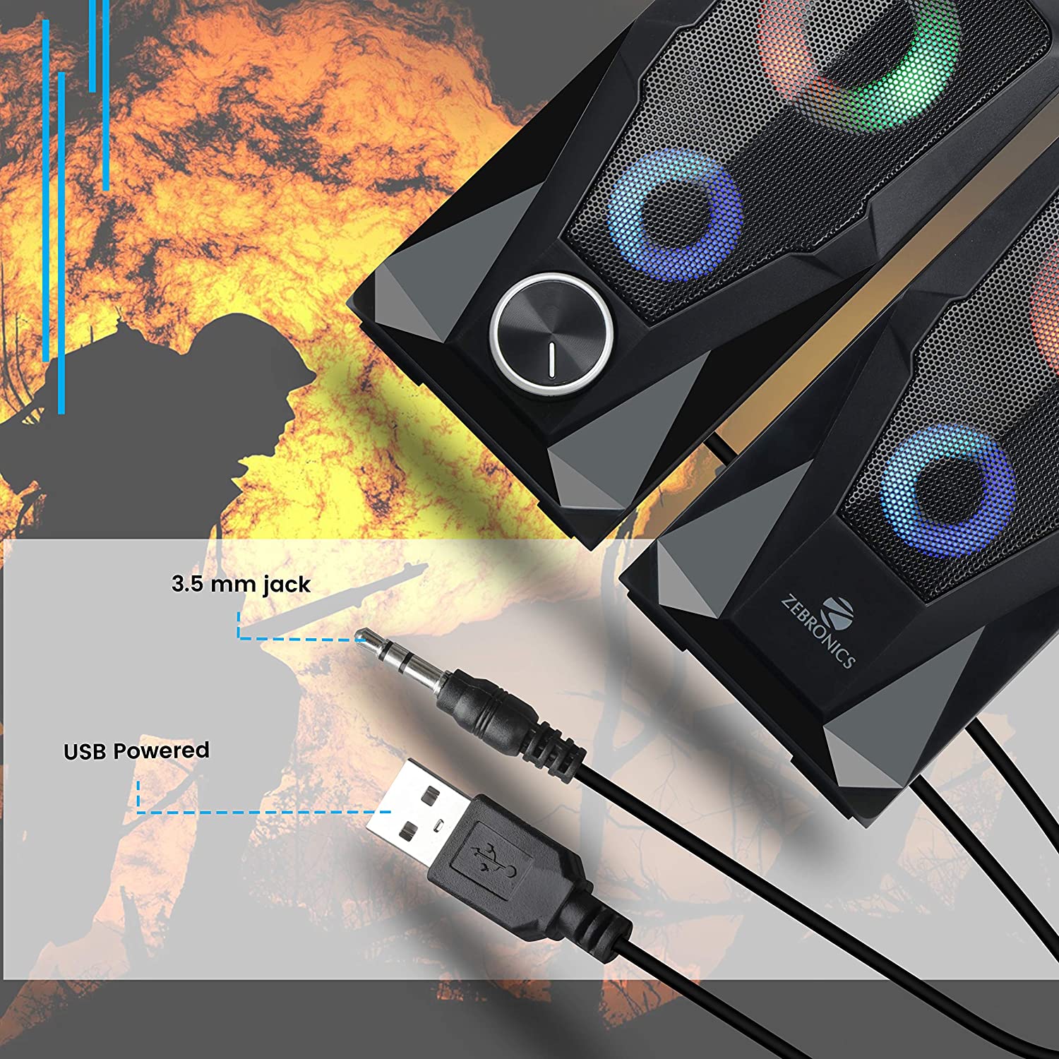 Zebronics Zeb-Warrior 2.0 Multimedia Speaker