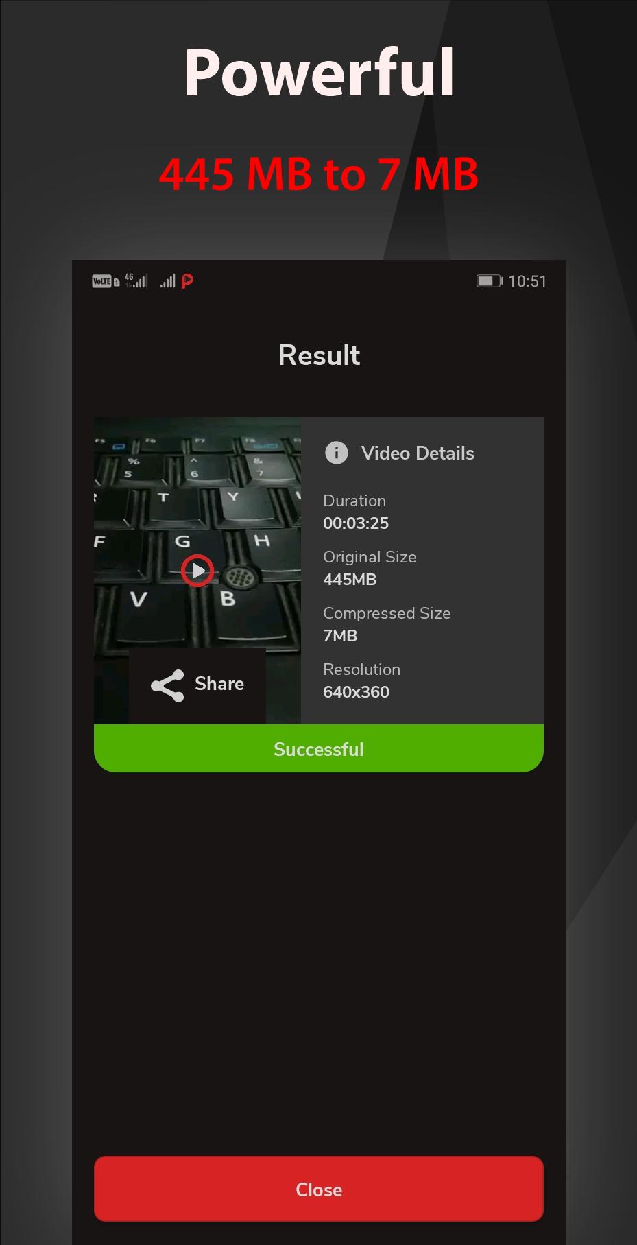 Proton Video Compressor Resize & Shrink Videos